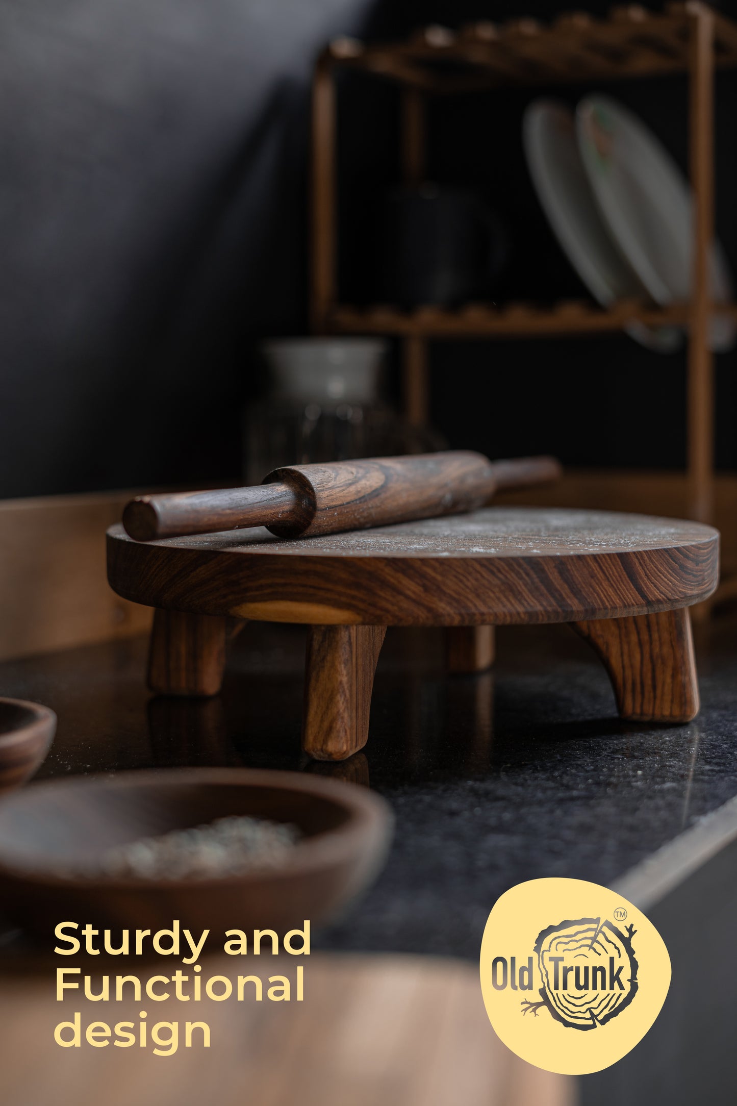 CHAKLA/POLPAT AND BELAN SET | TEAK WOOD